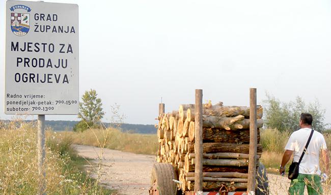 Uprava šuma Vinkovci građanima nudi drvo po cijeni od 200 kuna za metar