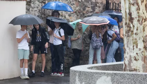 Zagreb, 09.09.2024. - Započela je nova &scaron;kolska godina dolaskom &scaron;kolaraca na nastavu.foto HINA/ Edvard &Scaron;U&Scaron;AK/ es
