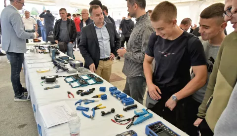 slavonija...Vinkovci...19.09.2024.Tehnolo&scaron;ki park - otvoren Sajam telekomunikacija i poslova u telekomunikacijama;foto Gordan Panić