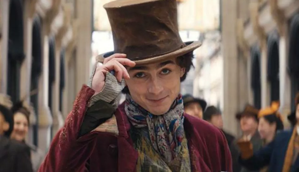 Timothée Chalamet kao Wonka