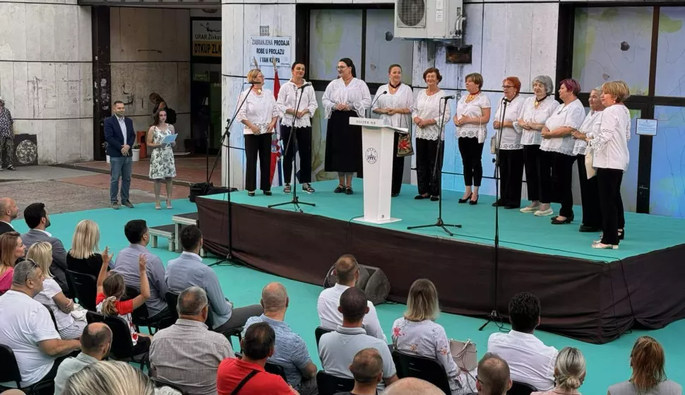 Dan gradske četvrti novi grad, Robert seligman, dragan vulin5.7.2024. OsijekSnimio: Grad Osijek 