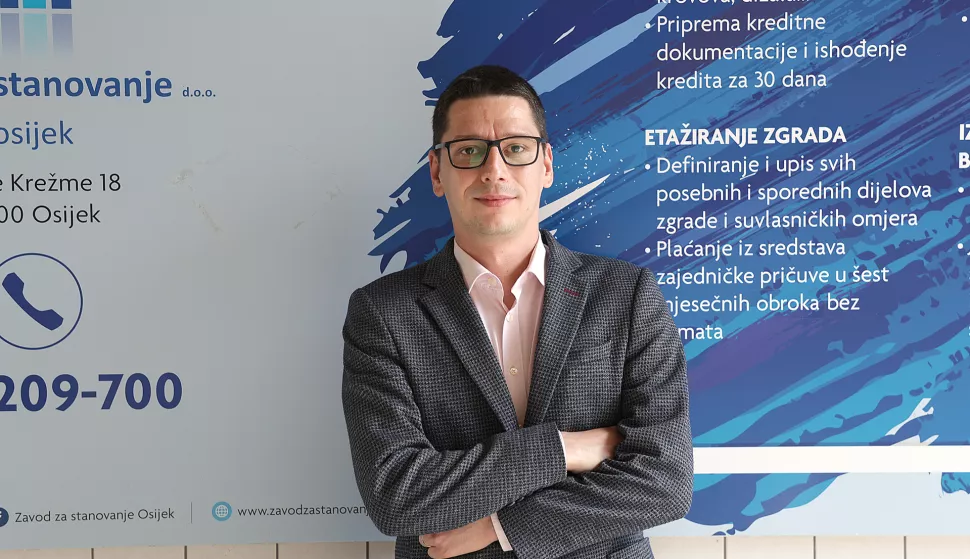 Osijek, 09. 07. 2024., Zavod za stanovanje, Kresimir Novoselic - direktorSNIMIO BRUNO JOBST