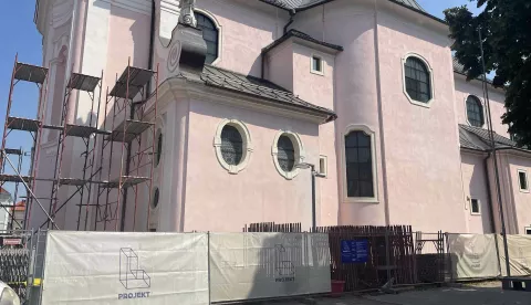POŽEGAPočela je konstrukcijska obnova pože&scaron;ke katedrale sv. Terezije Avilske, srpanj 2024.
