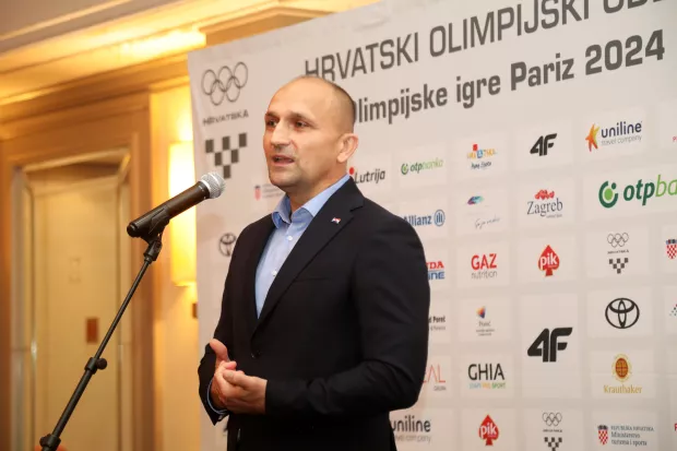 23.07.2024.,Zagreb - U hotelu Sheraton odrzan je svecani ispracaj hrvatskih sportasica i sportasa na Olimpijske igre u Parizu Photo: Zeljko Hladika/PIXSELL