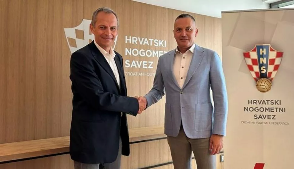 Bertrand Layec i Marijan KustićFOTO: HNS
