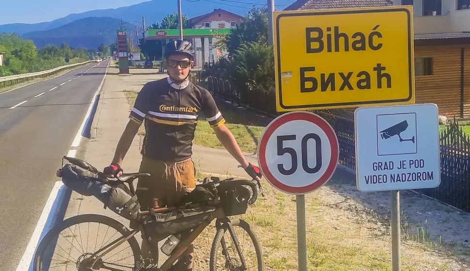 Noa (sin) i Zdenko Liška biciklom do mora
