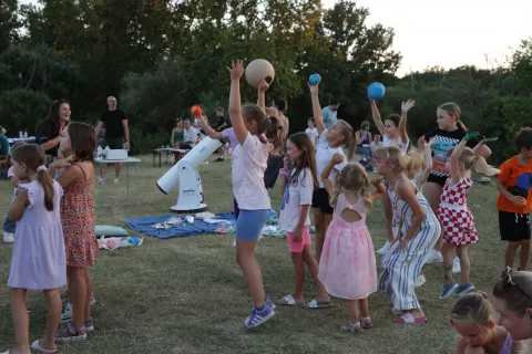 Korođ, 10. 08. 2024., (G)astro večer; star party; suze sv. Love; Perzidi; astronomija; druženje; radionice za djecuSNIMIO BRUNO JOBST