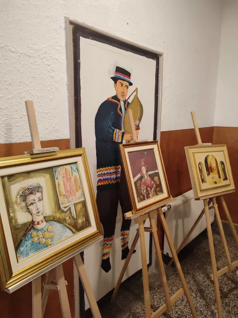 Izložba prof. Ivana Hermana, kolovoz 2024.snimila Marija Le&scaron;ić Omerović