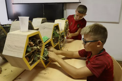 Osijek, 27. 08. 2024, Tvrđa, dvori&scaron;te Kazamata, Ekonomska &scaron;kola, Stara pekara, Dom tehnike, Trg Vatroslava Lisinksog, Zemlja bez granica, radionice, sportsak parlaonica...snimio GOJKO MITIĆ