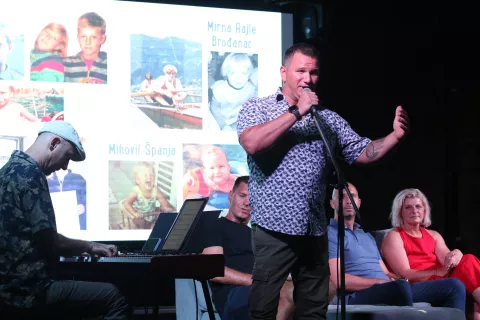 Osijek, 27. 08. 2024, Tvrđa, dvori&scaron;te Kazamata, Ekonomska &scaron;kola, Stara pekara, Dom tehnike, Trg Vatroslava Lisinksog, Zemlja bez granica, radionice, sportsak parlaonica...Mihovil &Scaron;panja.snimio GOJKO MITIĆ