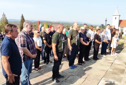 ČETEKOVAC, Komemoracija žrtvama četničkog pokolja 4. rujna 1991., 04,09,2024,, snimio Petar Žarković
