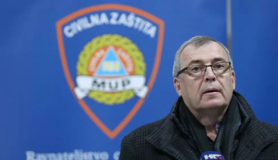 Zagreb, 24.03.2020. - Z Konferencija za medije Stožera civilne za&scaron;tite Republike Hrvatske održana u četvrtak u 9 sati. Na fotogrfiji Krunoslav Capak.foto HINA/ Admir BULJUBA&Scaron;IĆ/ abu/POOL