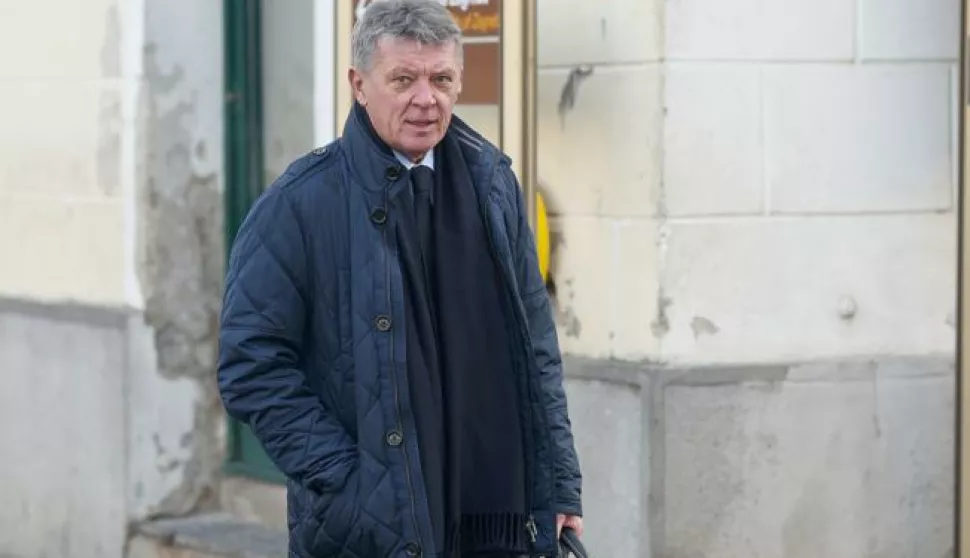 24.01.2024., Zagreb - Premijer Andrej Plenkovic i vladino Povjerenstvo za utvrdivanje prijedloga kandidata za glavnog drzavnog odvjetnika obavlja razgovore s cetvoricom kandidata u Banskim dvorima. Ivan Turudic dolazi na razgovor. Photo: Goran Stanzl/PIXSELL
