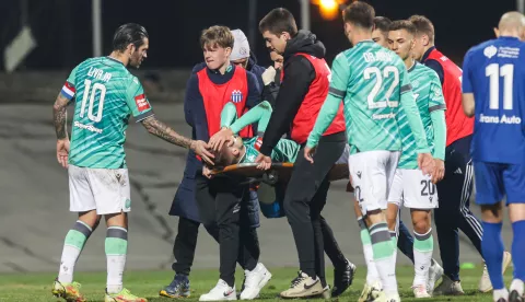 17.02.2024., Zagreb - stadion Kranjceviceva, Zagreb - SuperSport HNL, 23. kolo, NK Rudes - HNK Hajduk. Mihael Zaper Photo: Luka Stanzl/PIXSELL