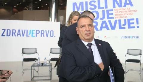 Zagreb.11.11.2024.Ministarstvo zdravstva&nbsp; predstavilo je model organizacije preventivnih zdravstvenih pregleda.Na slici Vili Bero&scaron;.foto HINA/ Tomislav Pavlek/ tp