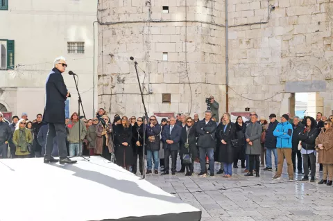 Split, 30. 11. 2024. - Znanstvena knjižara Marko Marulić, Rektor Sveučilista u Splitu Dragan Ljutić