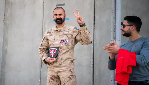 Hrvatski bojnik Nikola Vla&scaron;ić 