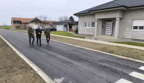 VIŠNJEVAC, ulica Petra Zrinskog, asfalt, kanalizacija, Barišić, Radić, Eljuga prosinac 2024