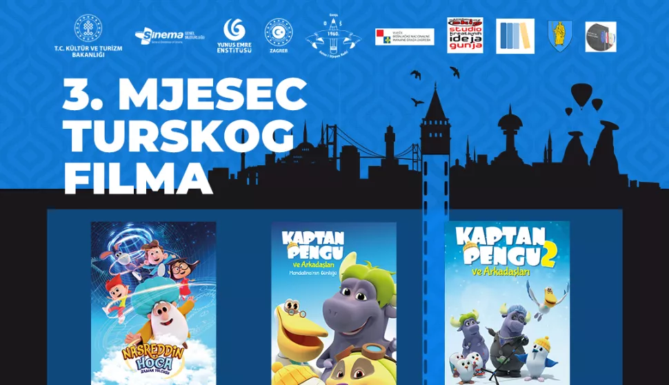 GUNJAU O&Scaron; "Antun i Stjepan Radić" 16. prosinca počet će Mjesec turskog filma projekcijom animiranog filma "Nasreddin Hoca: Put kroz vrijeme". prosinac 2024.