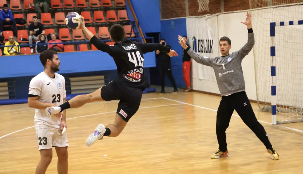 Osijek, 15. 12. 2024, Dvorana Zrinjevac, rukomet, Osijek - Trogir, Premijer liga SNIMIO BRUNO JOBST