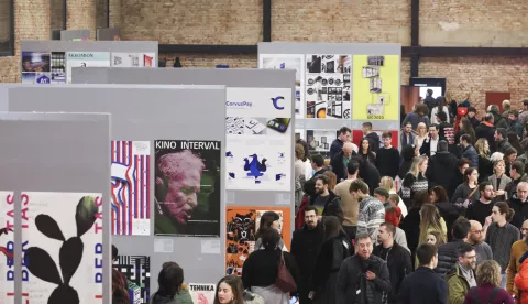 Zagreb, 10.01.2025.- Bijenalna&nbsp;Izložba hrvatskog dizajna 23/24 - najveća izložba suvremenog dizajnerskog stvarala&scaron;tva u Hrvatskoj otvorena je večeras u Laubi. foto HINA/ Lana SLIVAR DOMINIĆ/ lsd