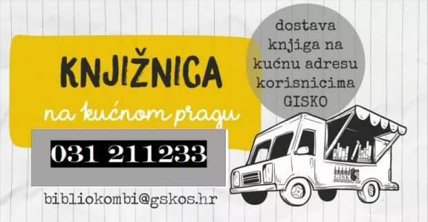 Ako ne možete u Knjižnicu, ona dolazi na va&scaron; kućni prag