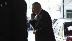 Zagreb, 10.01.2025.- Dolasci na zajedničku sjednicu Predsjedni&scaron;tva i Nacionalnog odbora HDZ-a. Na fotografiji Davor Božinović. foto HINA/ Lana SLIVAR DOMINIĆ/ lsd