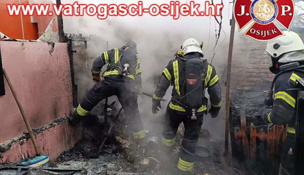 Požar kuće u Sarvašu