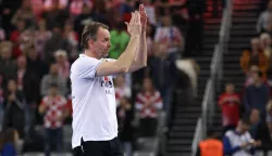 Zagreb, 15.01.2025 - Utakmica 1. kola skupine H Svjetskog prvenstva rukometa&scaron;a Hrvatska - Bahrain. Na slici izbornik hrvatske reprezentacije Dagur Sigurdsson.foto HINA/ Damir SENČAR/ ds