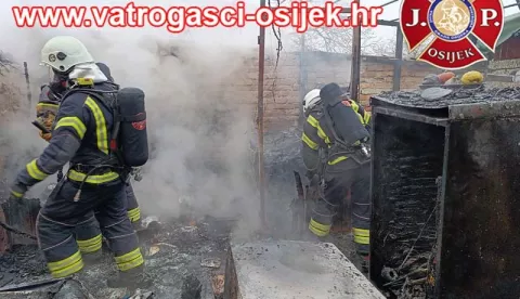 Požar kuće u Sarvašu 
