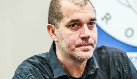 04.10.2024., Zagreb - U hotelu Sheraton odrzana je konferencija za medije Instituta za istrazivanje hibridnih sukoba o temama uspostave novog nacionalnog provjeravatelja (fact-checker) informacija iz domena obrane i sigurnosti i Devetog Zagrebackog sigurnosnog foruma. Ivan Balabanic Photo: Slavko Midzor/PIXSELL