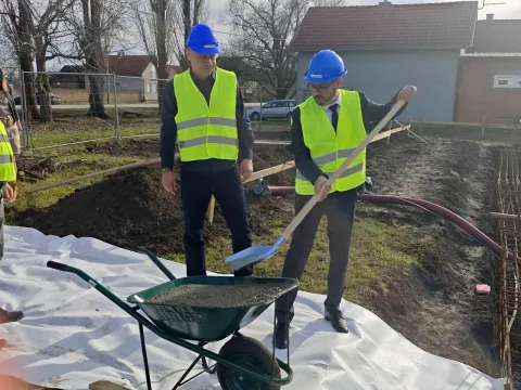 Polaganje kamena temeljca za izgradnju Dječjeg vrtića u Ilači