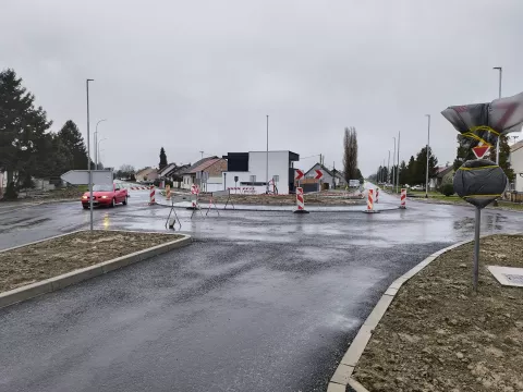 Josipovac, Osječka/Bizovačka - kružni tok, prosinac 2024.