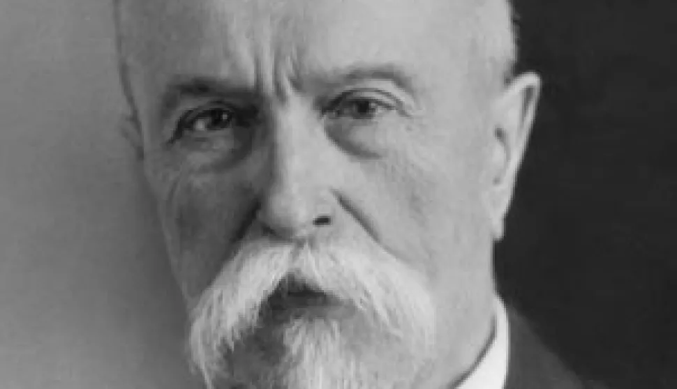 První prezident ČSR Tomáš Garrigue Masaryk.