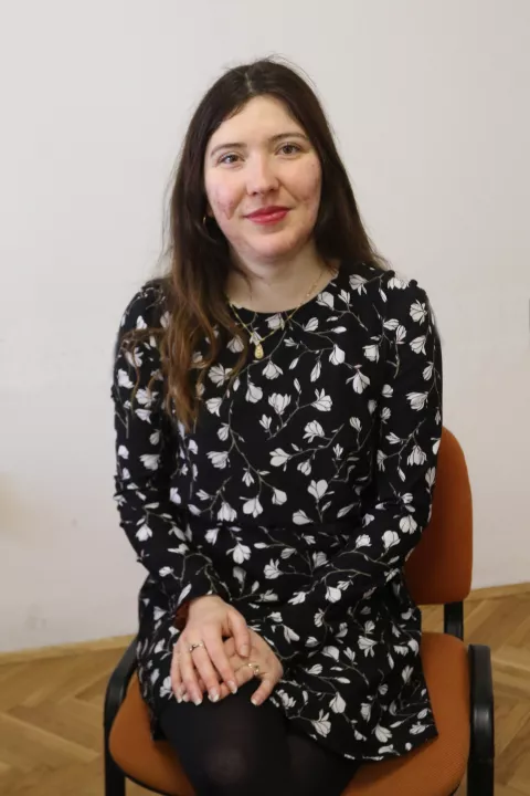 Osijek, 31. 01. 2025, Franjevačka 4, Aliance Francaise, Faustine-Louise Blanco -Poisson, prof francuskog. izvorni govornik.snimio GOJKO MITIĆ