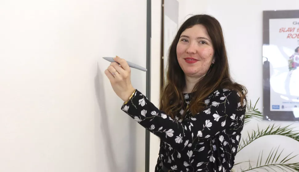 Osijek, 31. 01. 2025, Franjevačka 4, Aliance Francaise, Faustine-Louise Blanco -Poisson, prof francuskog. izvorni govorniksnimio GOJKO MITIĆ