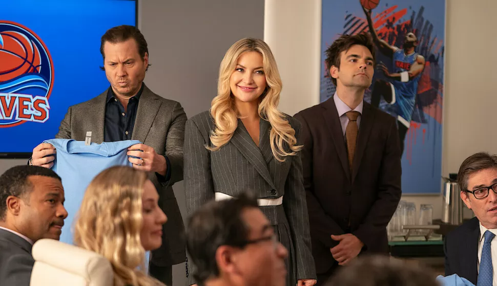 "Running Point" American sports comedy series created by Elaine Ko, Mindy Kaling, Ike Barinholtz and David Stassen, and starring Kate Hudson