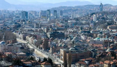 Panorama grada Sarajeva 06.03.2019, Sarajevo, Bosna i Hercegovina -Panorama grada Sarajeva.Photo: Armin Durgut/PIXSELL