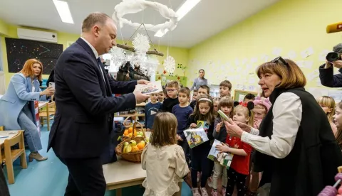 Ministar demografije i useljeništva Ivan Šipić obišao Područni objekt Mitnica Dječjeg vrtića "Vukovar 1"