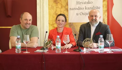 Osijek, 04. 02. 2025., HNK, press, Žene u crvenom, program manifestacijeSNIMIO BRUNO JOBST