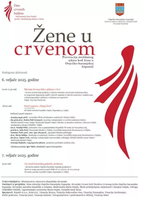 Žene u crvenom 2024. - plakat