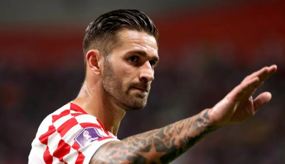 Doha, 27.11.2022. - Utakmica 2. kola F skupine SP-a Katar 2022 Hrvatska - Kanada na stadionu Khalifa. Na slici Marko Livaja. foto HINA/ Damir SENČAR/ dk