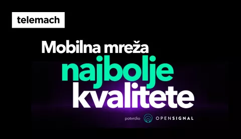 Zagreb, 4. veljače 2025. – Telemachova mobilna mreža najbolje je kvalitete i najpouzdanija u Hrvatskoj – potvrdila je ovo najnovija analiza Opensignala temeljena na stvarnom korisničkom iskustvu, u svakodnevnim životnim situacijama. Prema njihovom mjerenju, Telemach je najbolji u čak 10 od 14 kategorija, uključujući kvalitetu mreže, pouzdanost, 5G pokrivenost, brzine preuzimanja i prijenosa podataka te iskustvo gledanja video sadržaja.