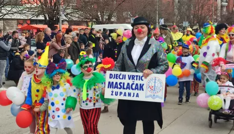 Pokladna povorka u Županji, 2024.snimila Marija Lešić Omerović