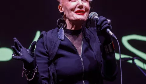 17.02.2024., Zagreb - Koncert pjevacice Josipe Lisac u maloj dvorani Doma sportova. Photo: Tomislav Miletic/PIXSELL