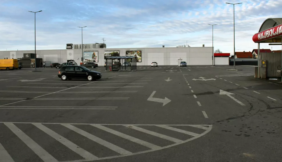 Slavonski Brod, 31.01.2025 - Bojkot trgovina u Slavonskom Brodu. Trgova?ki centri Kaufland, Eurospin i Spar. foto HINA/ ik