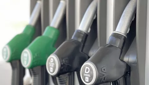 Osijek, 13. 03. 2023, poskupljenje, gorivo, benzinska pumpa, pistolj za gorivo, ilustracijaSNIMIO BRUNO JOBST