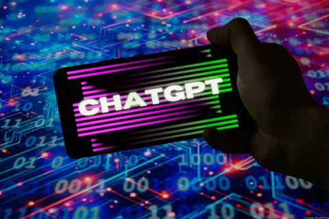 The OpenAi chatGPT is being displayed on a mobile screen, in this photo illustration.Taken in Brussels, Belgium, On 30 December 2024. (Jonathan Raa/Sipa USA) *** Strictly for editorial news purposes only *** Photo: Jonathan Raa/SIPA USA