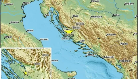 zadar potres
