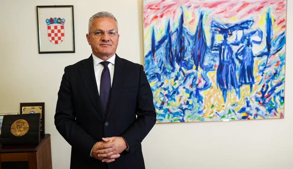 13.11.2024., Zagreb - Zvonko Milas, drzavni tajnik Sredisnjeg drzavnog ureda za Hrvate izvan Republike Hrvatske. Photo: Goran Stanzl/PIXSELL